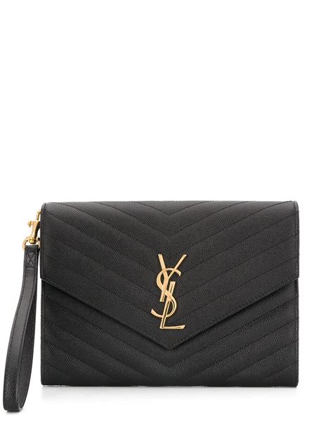 ysl new pouch monogram clutch bag|ysl monogram clutch insert.